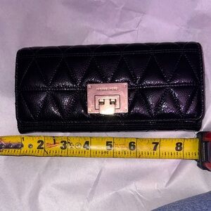 Michael Kors Black Quilted Wallet